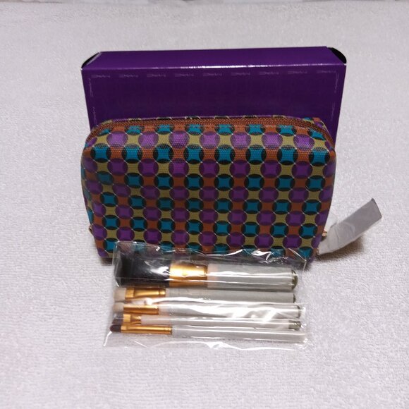 NEW RARE MAC x Matt Murphy Patternmaker Travel Brush Set w/Case - Purple - 2006 - Picture 1 of 10